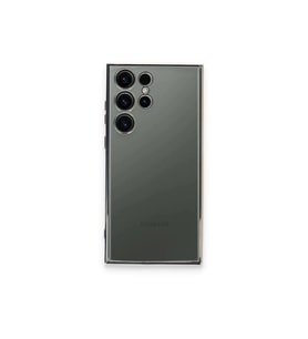 Durukar® Samsung Galaxy S24 Ultra Kılıf Lensli Silikon - Gümüş