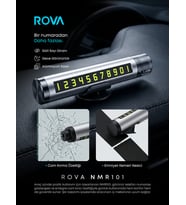 Rova NMR101 Araç İçi Park Telefon Numaratörü Cam Kırıcı ve Emniyet Kemeri Kesicili
