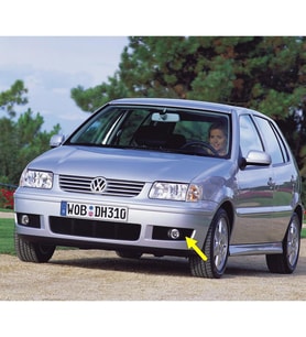 VW Polo HB 2000-2002 Ön Tampon Sol Sis Farı Çerçevesi 6N0853665C