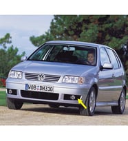 VW Polo HB 2000-2002 Ön Tampon Sol Sis Farı Çerçevesi 6N0853665C