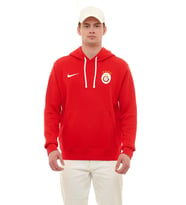 Galatasaray Orijinal Lisanslı Nike Kapüşonlu Kırmızı Sweat