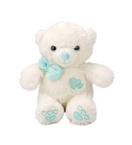 3186 Papyonlu Peluş Ayı 30 cm -NessiWorldman