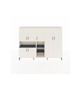 Arges Dolap 13 Raflı 7 Kapaklı 220x30x163 Aytaşı-Aytaşı/Antrasit
