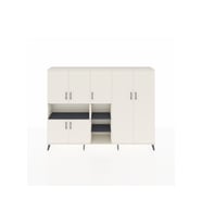 Arges Dolap 13 Raflı 7 Kapaklı 220x30x163 Aytaşı-Aytaşı/Antrasit