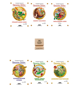 Yapı Kredi 8-12 Yaş Geronimo Stilton Piramitler Mamut Kraliçe Kleopatra Cengiz Han Leonardo