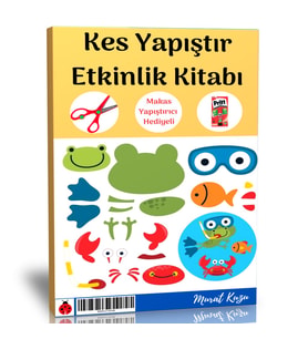 Okul Öncesi Kes Yapıştır Etkinlik Kitabı (Makas ve Yapıştırıcı İlaveli)