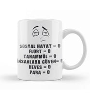 Komik Söz Sosyal Hayat Kupa Bardak Porselen