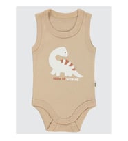 Civil Baby Erkek Bebek Çıtçıtlı Badi 1-36 Ay Lacivert (Sütlü Kahve)