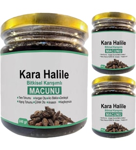 Kara Halile 3 Adet Bitkisel Karışımlı Macun 240 gr