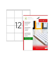 Tanex Laser Etiket Kod 2312 70mm x 70mm