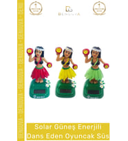#Oyuncak Solar Güneş Enerjili Hediyelik Dekoratif Estetik Bujiteri Oyuncak Süs Dans Eden Kız