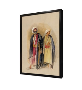 Şeyh Hüseyin ve Torunu Çerçeveli Mdf Tablo