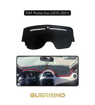 FIAT Punto Evo 2015-2021 Modellerine UygunTORPİDO KORUMA HALISI SİYAH KENAR