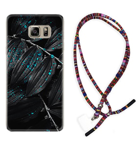 Samsung S7 Edge S20 Fe Plus Ultra S21 S22 Kılıf Boyun Asklı Rasta Silikon Foid Green 1643