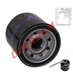 HONDA FORZA 250-300 YAĞ FİLTRESİ HF204RC