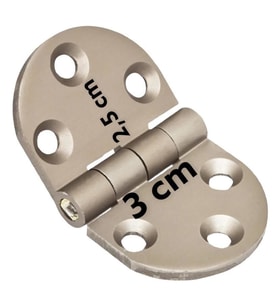 Yüksel Oval Alüminyum Kasa Menteşesi 3 Cm