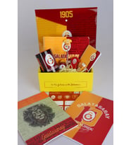 DEKOMUS ÖZEL KUTULU LİSANSLI GALATASARAY FULL + FULL PREMIUM OKUL VE KIRTASİYE SETİ (Krem)