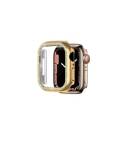 Apple Watch 44mm Uyumlu Zore Watch Gard 05 Sert PC Koruyucu (Rose Gold Altın)