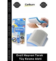 Özel Üretim Kedi Köpek Tüy Toplayıcı Paslanmaz Çelik Kaliteli Evcil Hayvan Tarak Tüy Kesme Aleti