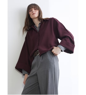 LCW Vision Mürdüm Oversize Kadın Gömlek