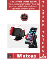 #TelefonTutucu Sürüş Güveni Navigasyon Destekli Araç İçi Torpido Cam Vakumlu Kısa Boy Telefon Tutucu