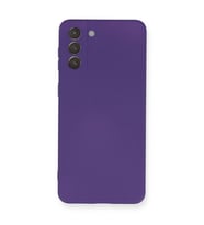Samsung Galaxy S21 Plus Kılıf Nano İçi Kadife Silikon - Mor