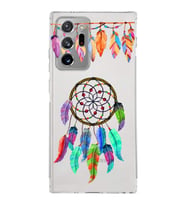 PrintiFy Samsung Galaxy Note 20 Ultra ile Uyumlu Nazar Boncuğu 6  Kamera Korumalı Şeffaf  Kılıf