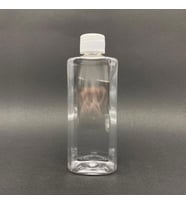 200 cc Yassı Pet Şişe - Beyaz Kapaklı- 200ml Kapaklı Plastik Şişe x 10 Adet (Boş)