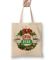 Friends Central Perk 02 Bez Çanta Uzun Saplı