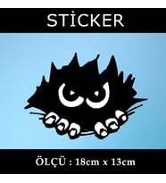 hayalet gölge adam etiket sticker -2 adet çıkartma araba motosiklet kask atv tablet pc buzdolabı otomobil bilgisayar uyumlu