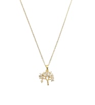 Çelik Kolye Gold 45cm Ağaç
