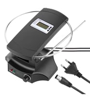 Powermaster SG-029A Saatli UHF VHF TV Üstü Anten İç Mekan TV Anteni Karasal Yükselticili Tüplü Tv Anteni