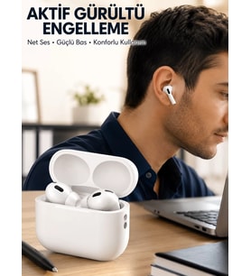 Northcity Aktif Gürültü Engelleyici Kablosuz Bluetooth Kulaklık – Yeni Nesil Şarj Kutulu
