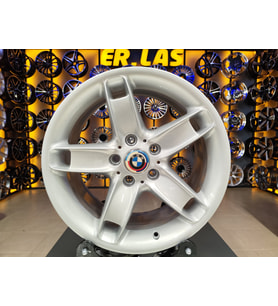 4 Adet BMW ORIJINAL 8*17 5*120 ET20 72.6 SILVER JANT REVİZE EDİLMİŞ (Takım)