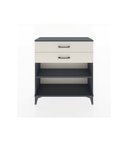 Arges Şifonyer Tek Raflı 2 Çekmeceli 88x30x96 Antrasit-Aytaşı