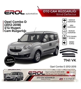 OPEL COMBO D (2012-2018) 4'LÜ MUGEN CAM RÜZGARLIĞI