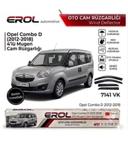 OPEL COMBO D (2012-2018) 4'LÜ MUGEN CAM RÜZGARLIĞI