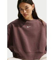 Nike Sportswear Essential Collection Fleece Oversized Kadın Sweatshirt Mor