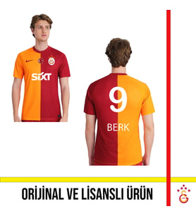 Galatasaray Lisanslı 2023/2024 Parçalı 5 Yıldızlı İç Saha Kişiselleştirilebilir Forma