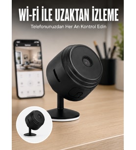 A9 Kablosuz Mini IP Kamera Wi-Fi Destekli Uzaktan İzleme Özellikli HD Güvenlik Kamerası