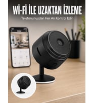 A9 Kablosuz Mini IP Kamera Wi-Fi Destekli Uzaktan İzleme Özellikli HD Güvenlik Kamerası