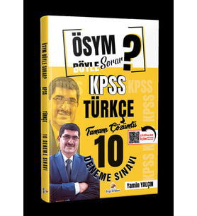 ÖSYM Böyle Sorar 2026 KPSS Türkçe Tamamı PDF Çözümlü 10 Deneme Sınavı  Dizgi Kitap