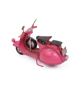 Dekoratif Metal Scooter (Çok Renkli)