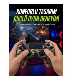 Mey İthalat® Dahili Hoparlör ve Kulaklık Girişli Oyun Kolu – Kişisel ve Ortak Ses Deneyimi