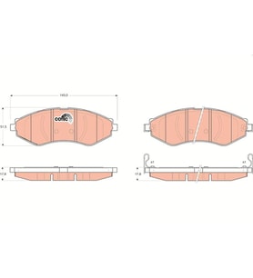 Chevrolet Lacetti Rezzo Ön Fren Balatası 2004-2013