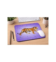 Kaplan Desenli Mousepad 21x17,5 cm – Kaymaz Tabanlı Düz Mouse Pad – Ofis & Gaming Kullanım