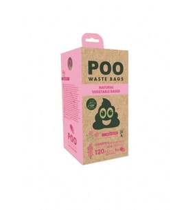 M-Pets Dışkı Toplama Poşeti 15 Yaprak Gül Kokulu 8li Paket