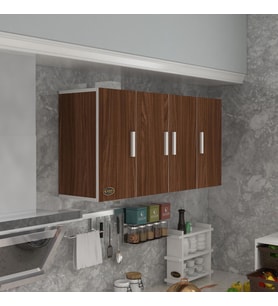 Kenzlife hazır mutfak merlanda cvz 060*120*32 mutfak banyo dolabı kapaklı raflı (Karışık)