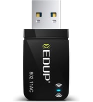 AC 1300 Mbit/s USB WLAN Adaptörü, Çift Bant WiFi Stick 2.4G/5GHz USB3.0 Adaptör Kablosuz Ağ Alıcısı WiFi Dongle, Masaüstü Bilgisayar/Dizüstü Bilgisayar için, Windows 11/10/8.1/7/Vista Mac OS X