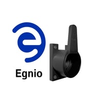EGNIO Type2 Ev Holder / Elektrikli Araç Tip2 Soket Uyumlu Kablo Toparlayıcı (Siyah)